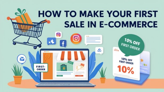 How to Make Your First Sale in E-Commerce